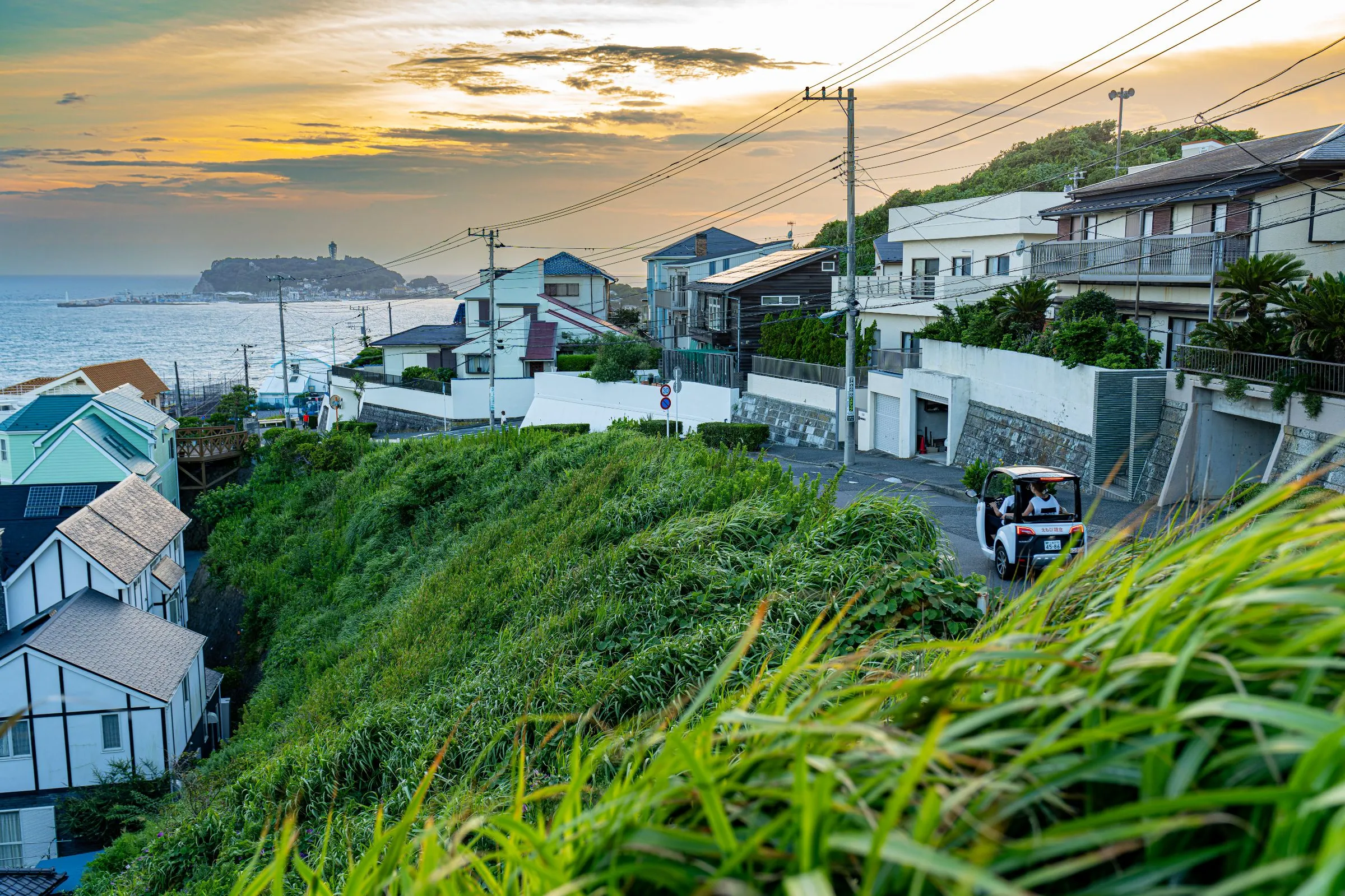 七里ヶ浜の風景